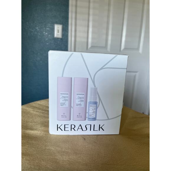 Kerasilk Smoothing Shampoo Conditioner Balm Sample Kit - Picture 2 of 5